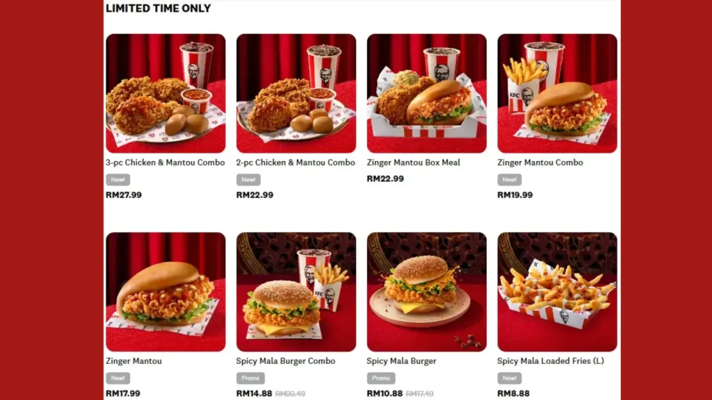 Value Meals Kfc Menu 2025