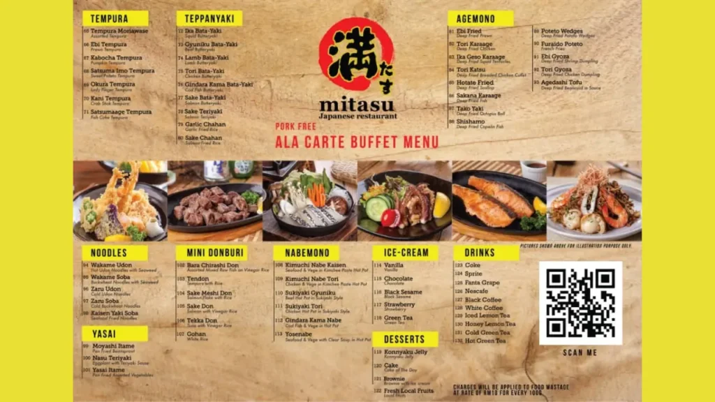 Hot Pot and Stews Mitasu Menu