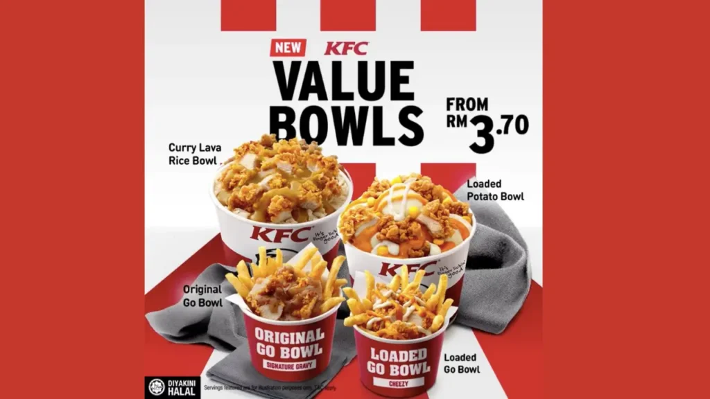 Pricing Range Menu Rahmah KFC