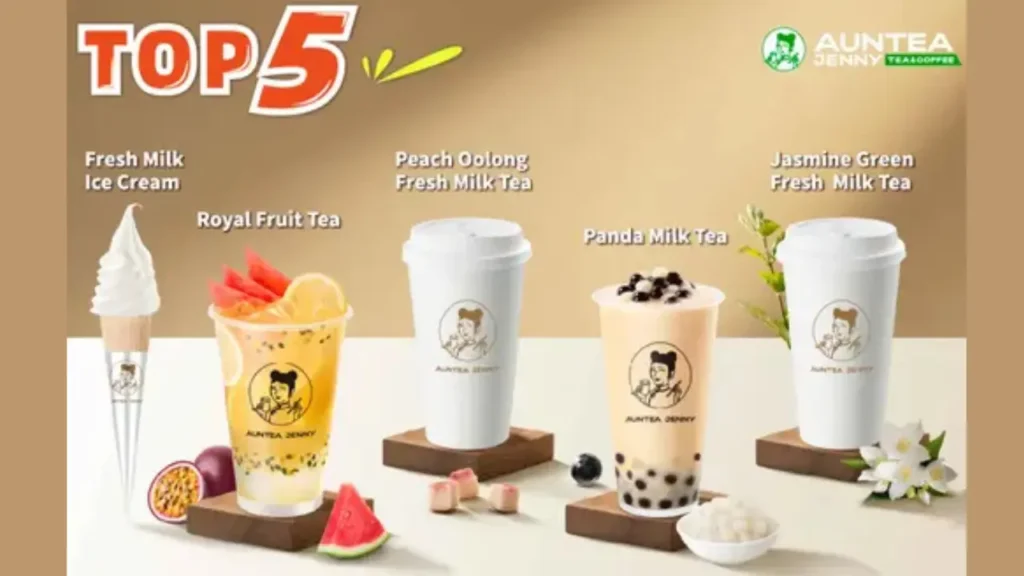 Popular Drinks Auntea Jenny Menu